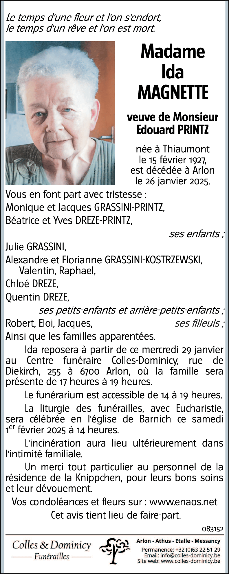 Ida MAGNETTE