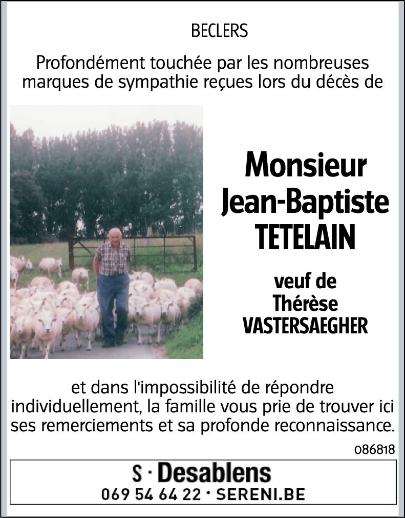 Jean-Baptiste TETELAIN