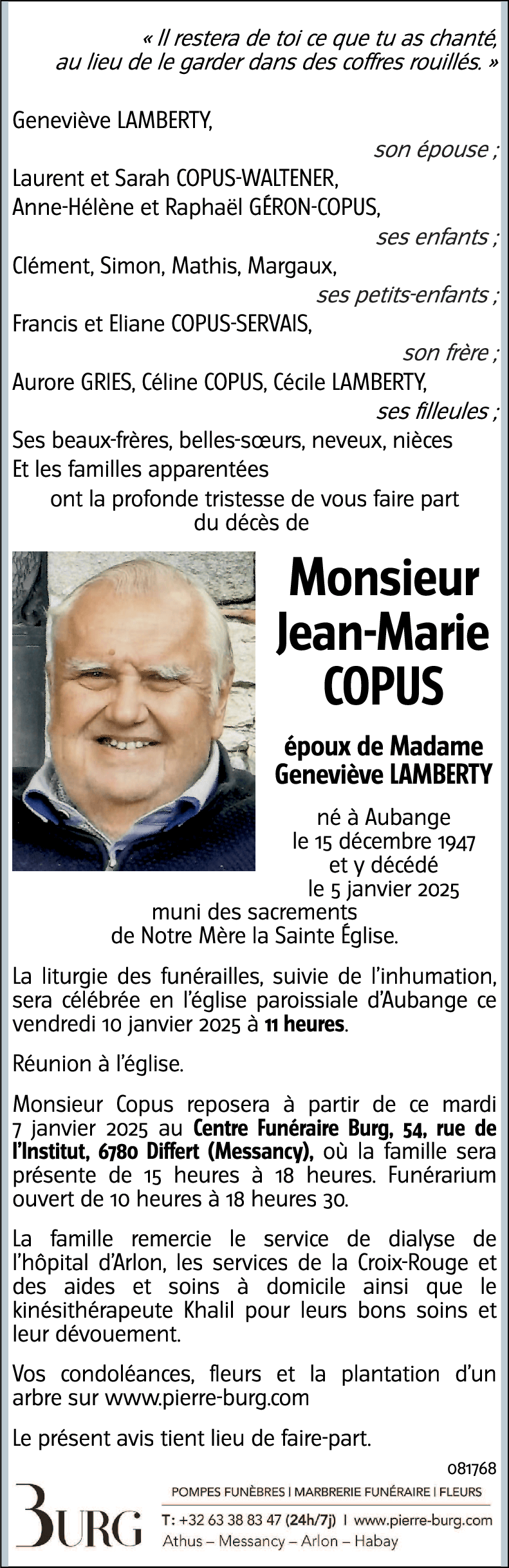 Jean-Marie COPUS