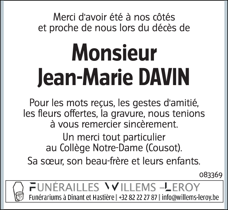 Jean-Marie DAVIN