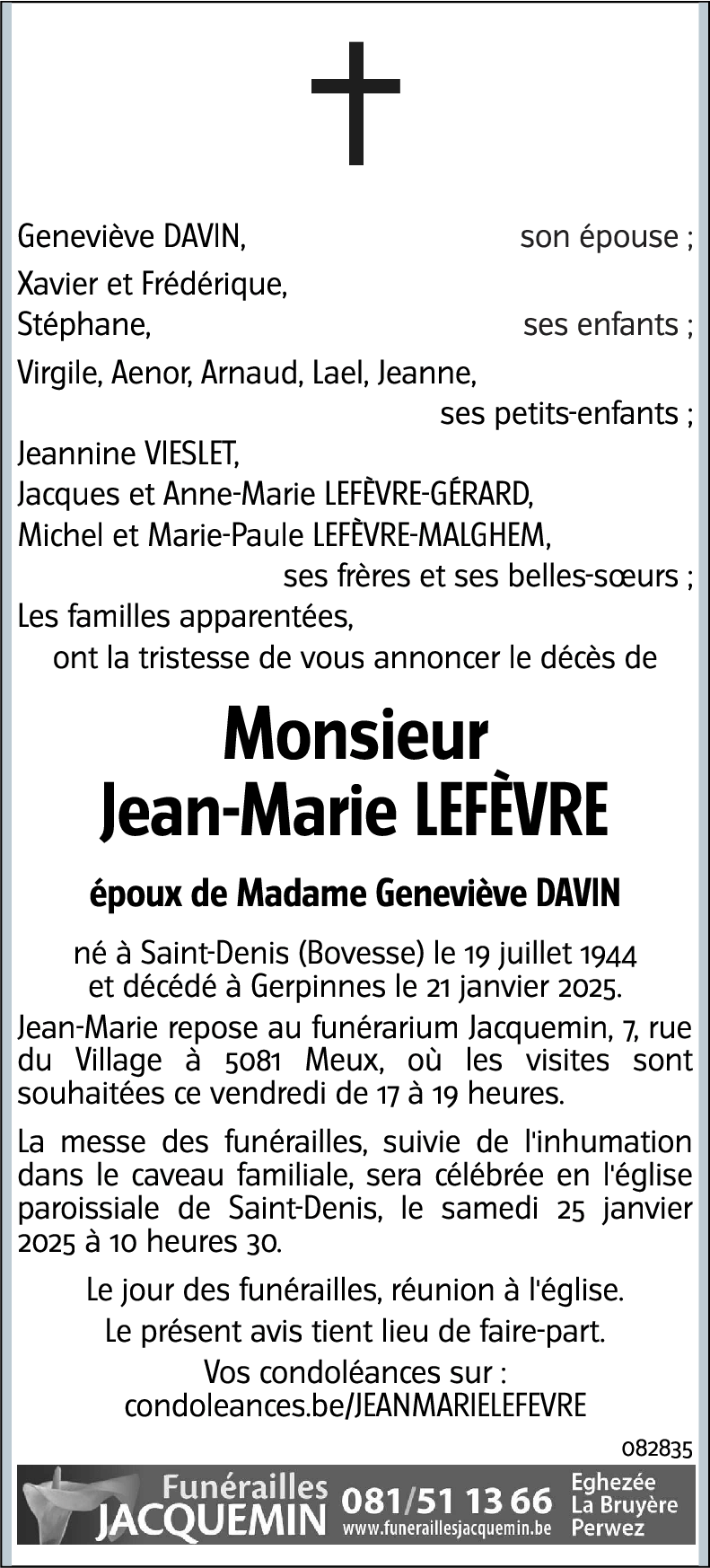 Jean-Marie LEFÉVRE