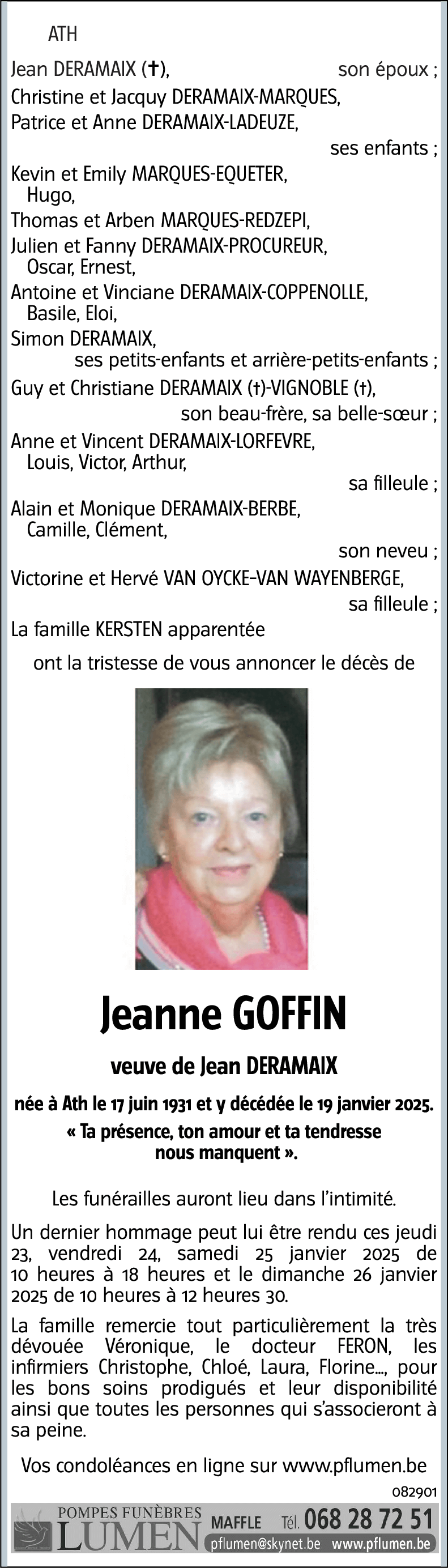 Jeanne GOFFIN