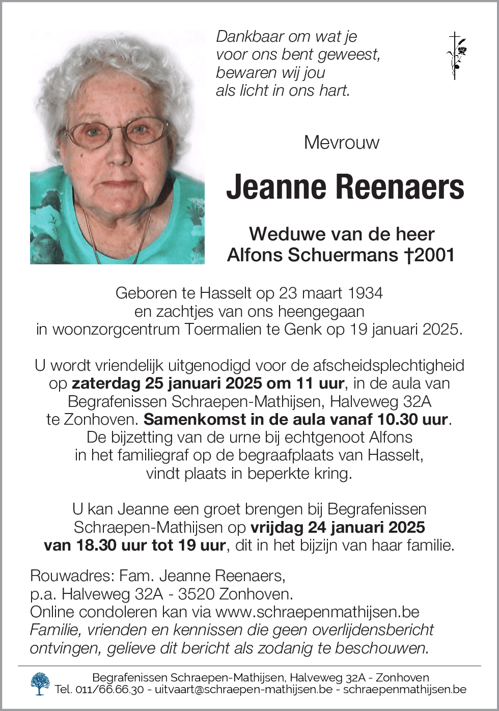 Jeanne Reenaers