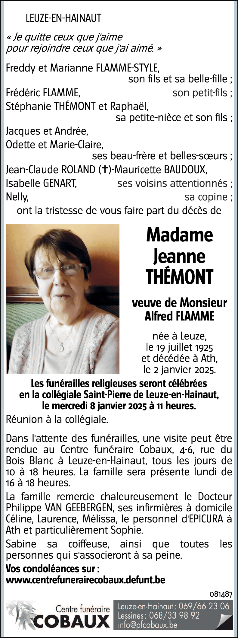 Jeanne THÉMONT