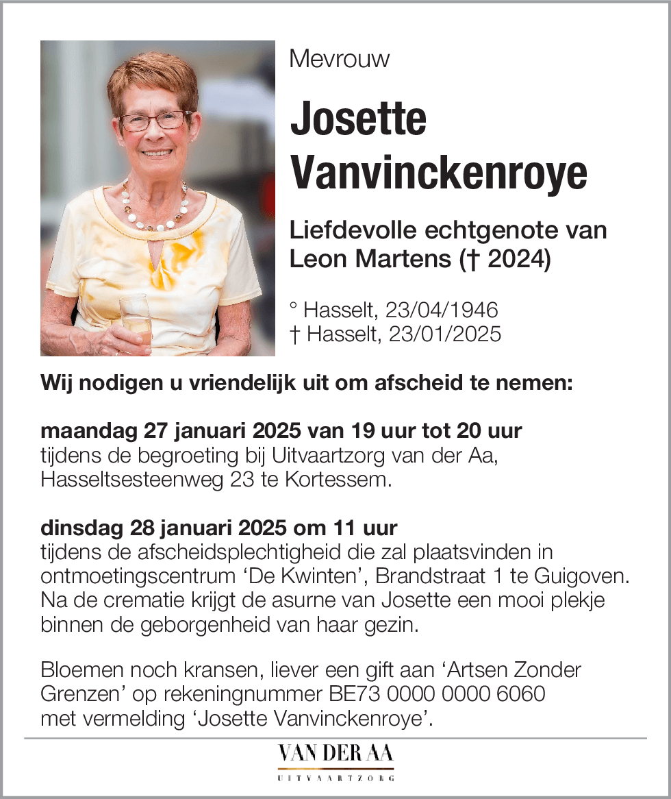 Josette Vanvinckenroye