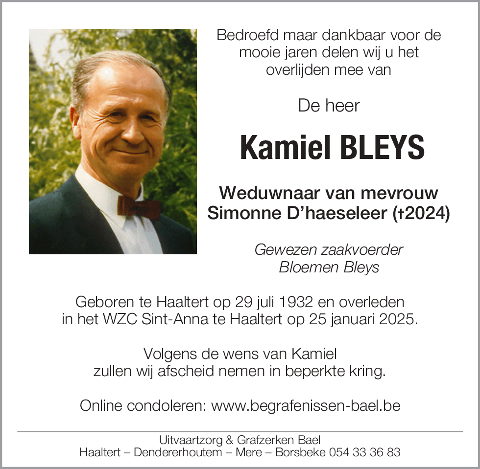Kamiel Bleys