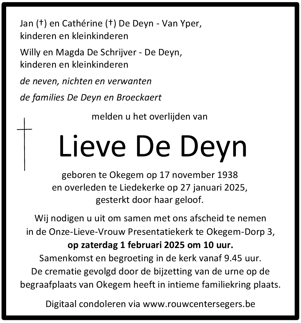 Lieve De Deyn