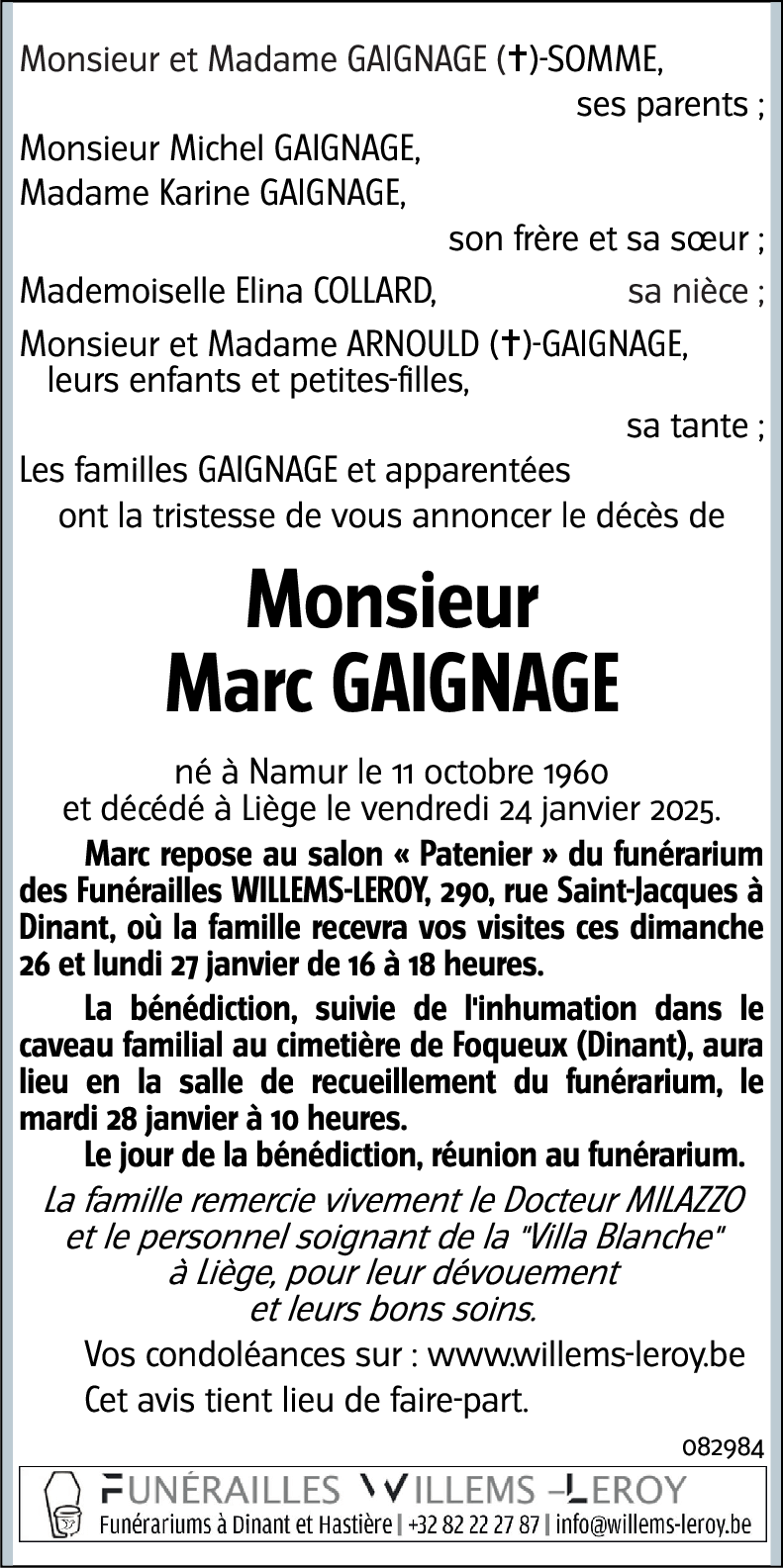 Marc GAIGNAGE