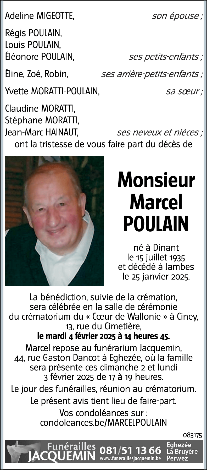 Marcel POULAIN