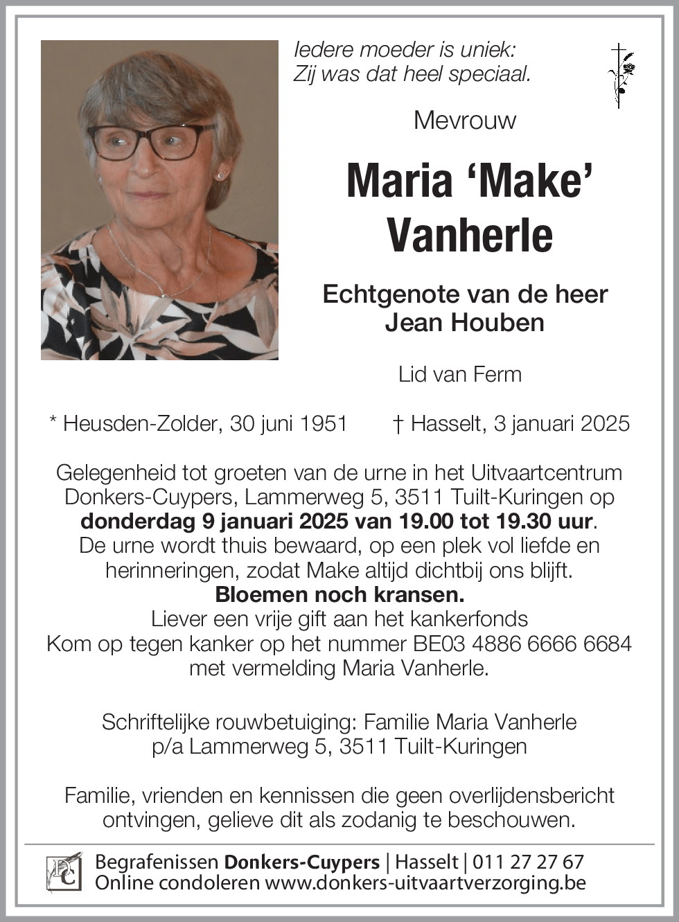 Maria ‘Make’ Vanherle