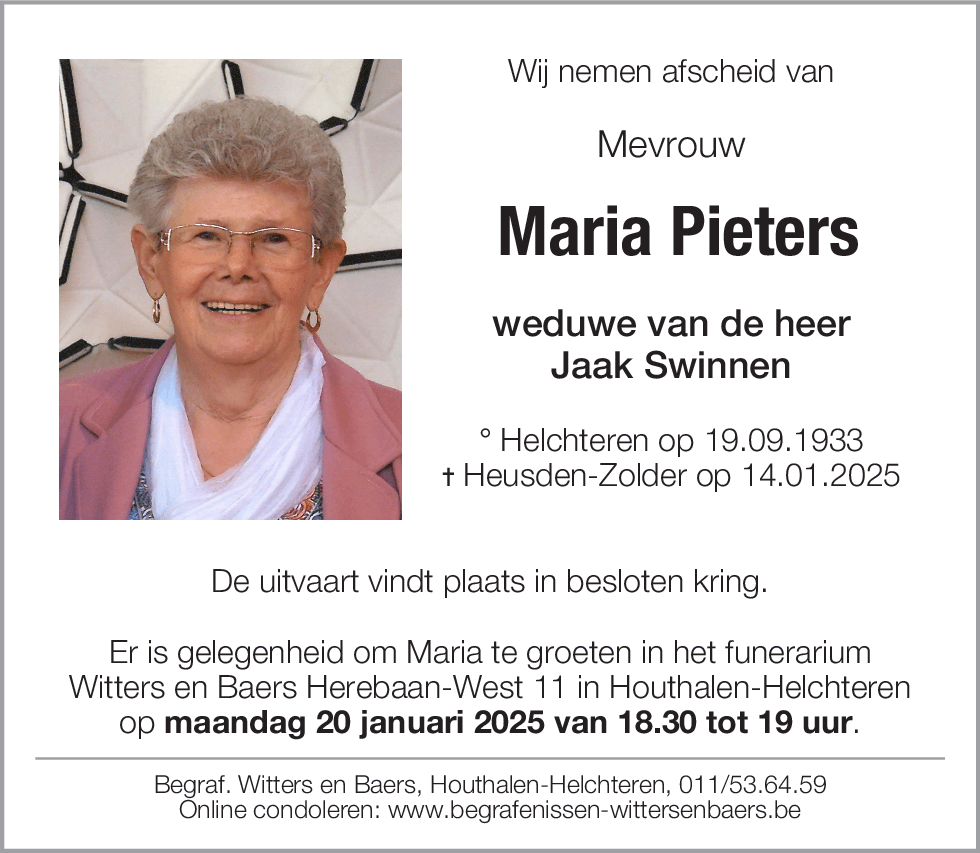 Maria Pieters