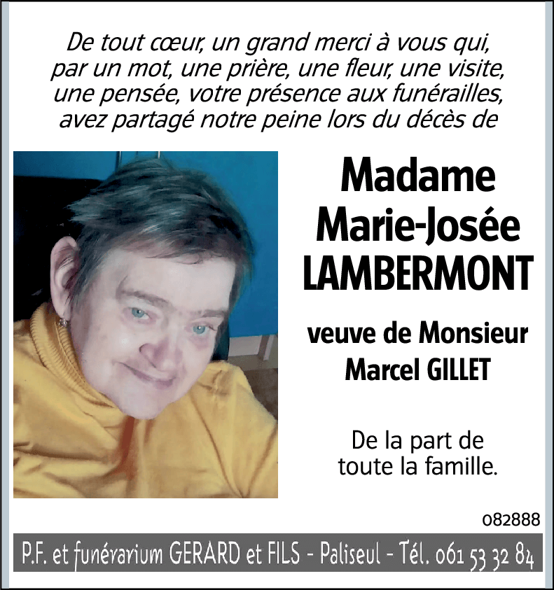 Marie-Josée LAMBERMONT