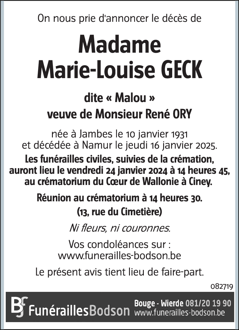 Marie-Louise GECK