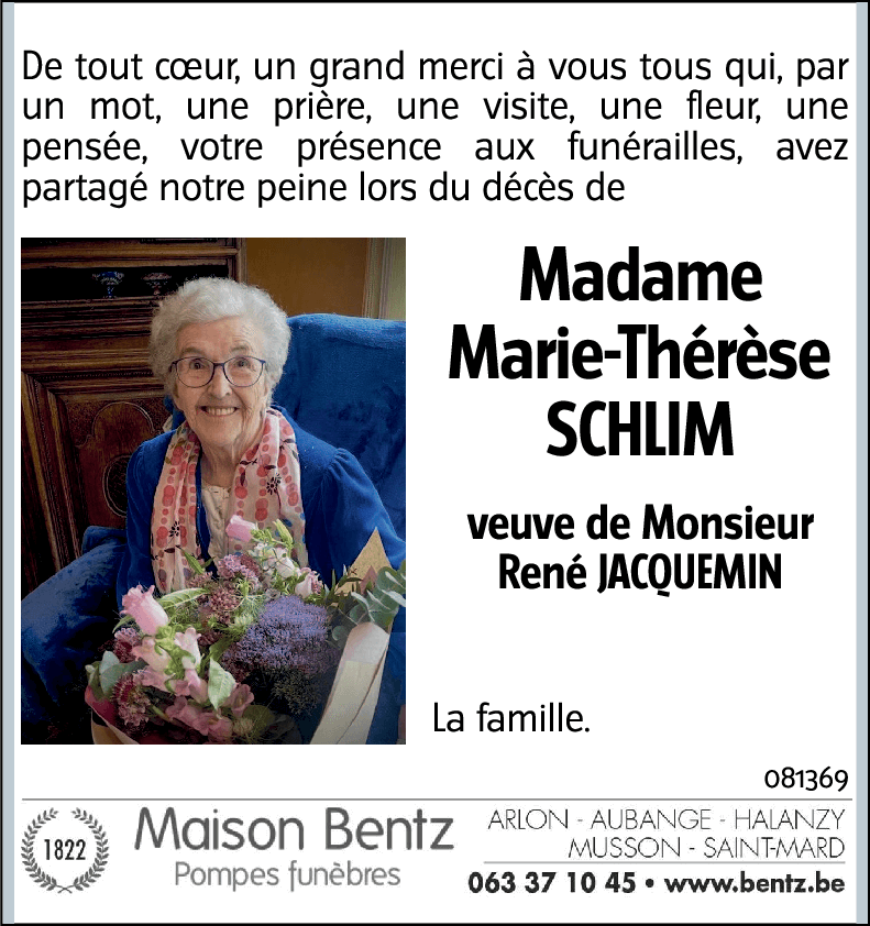Marie-Thérèse SCHLIM