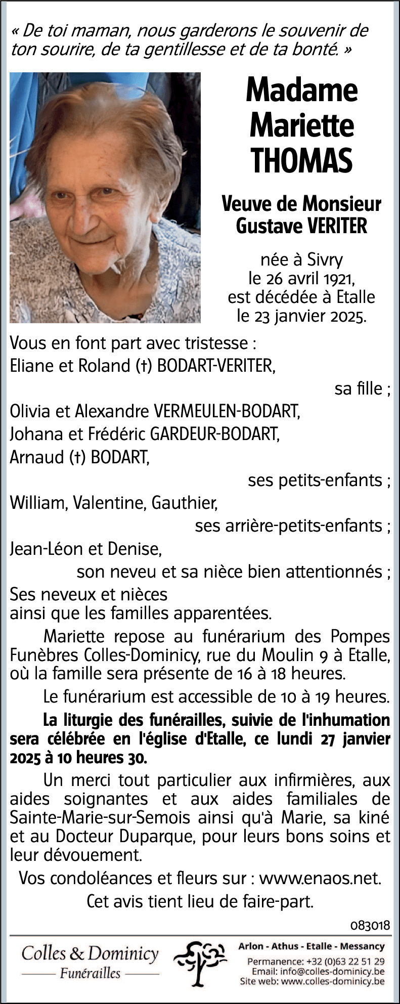 Mariette THOMAS
