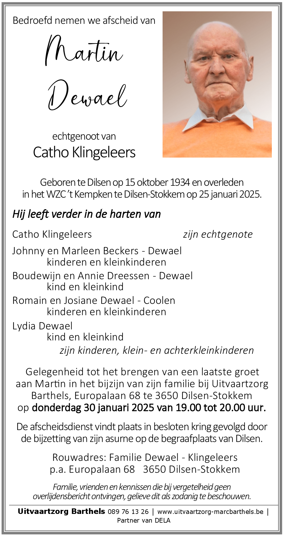 Martin Dewael
