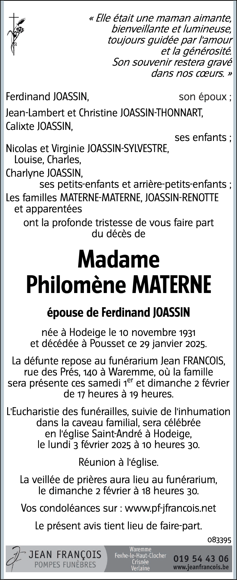 Philomène MATERNE