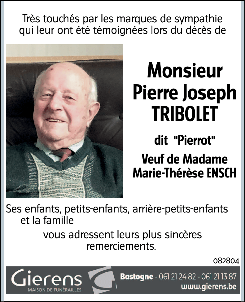 Pierre Joseph TRIBOLET