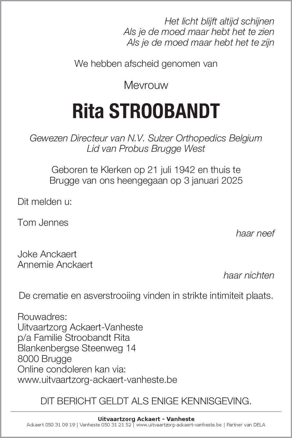 Rita Stroobandt