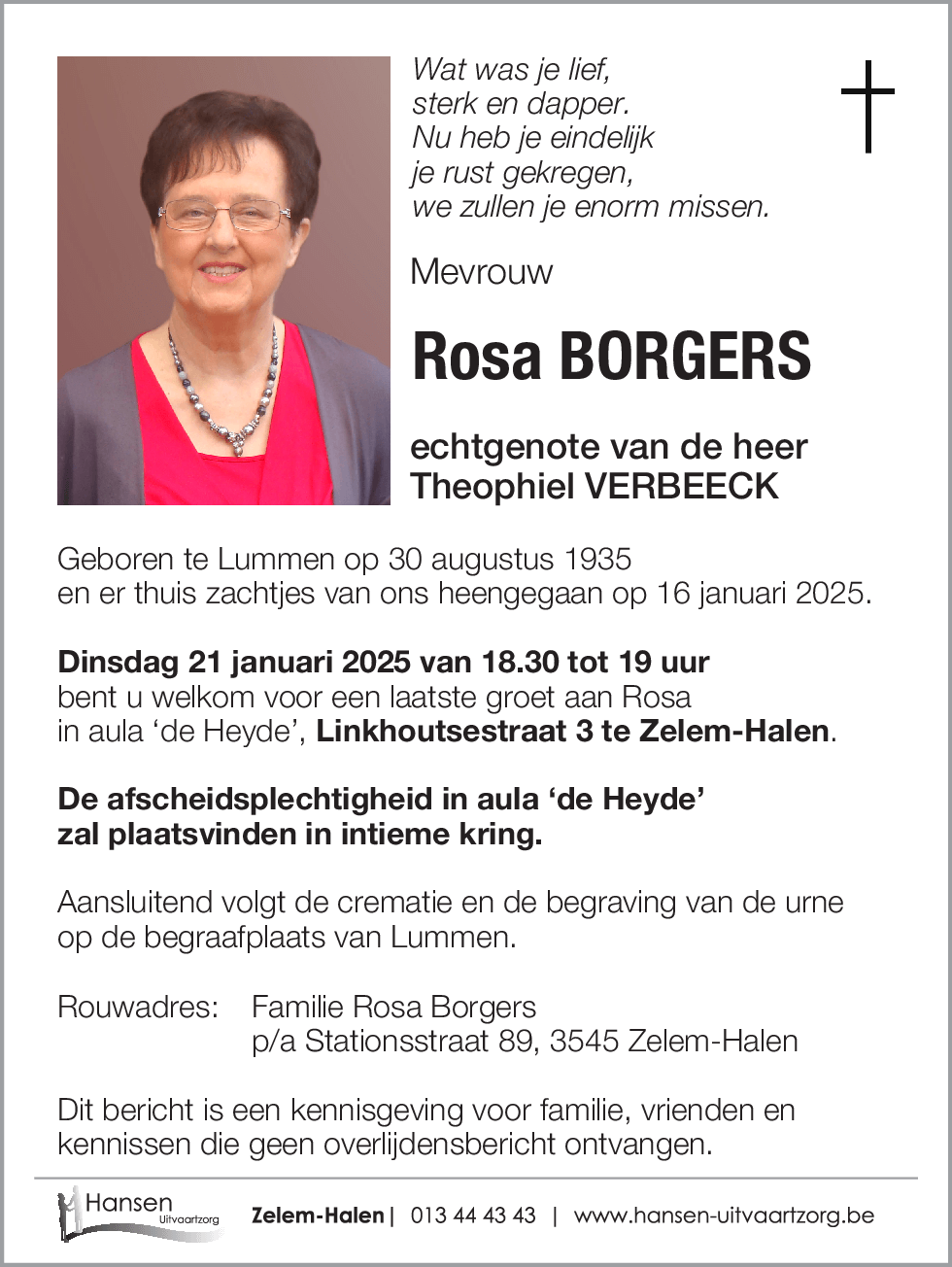Rosa BORGERS