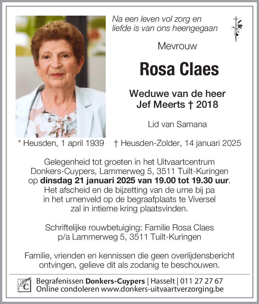 Rosa Claes