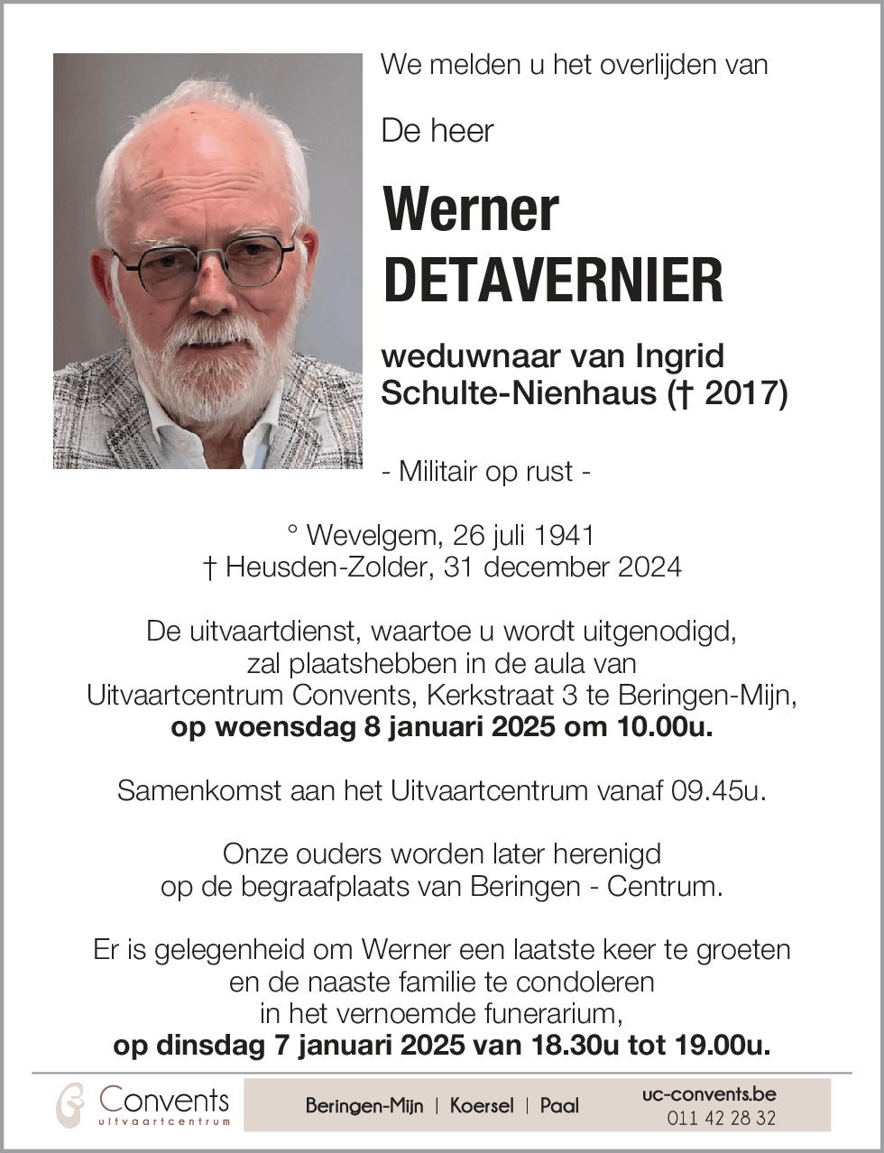 Werner Detavernier