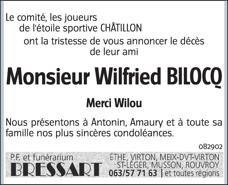 Wilfried BILOCQ