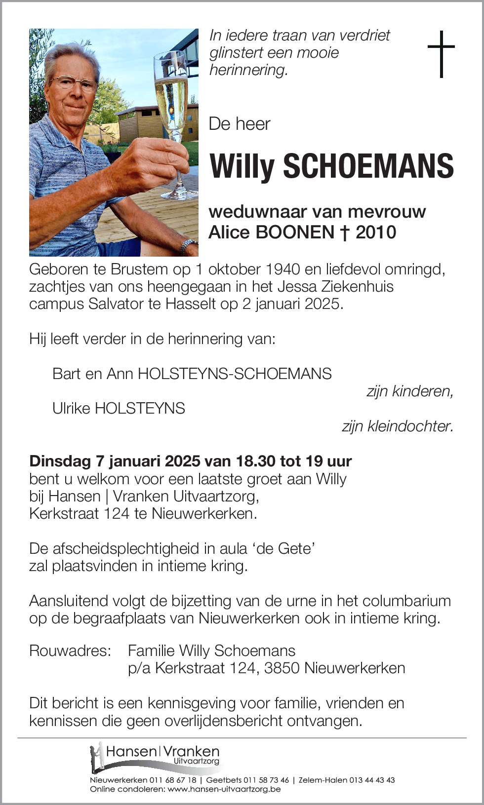 Willy SCHOEMANS