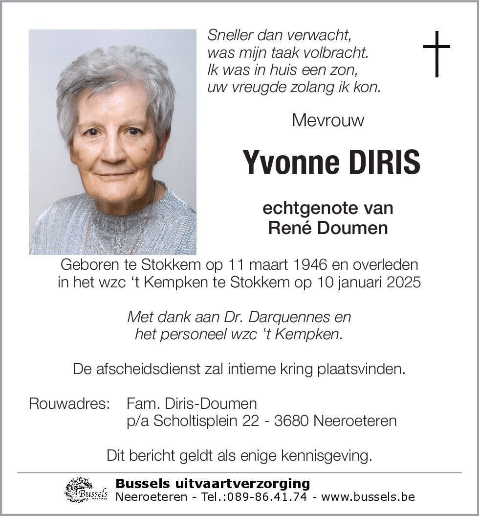 Yvonne DIRIS