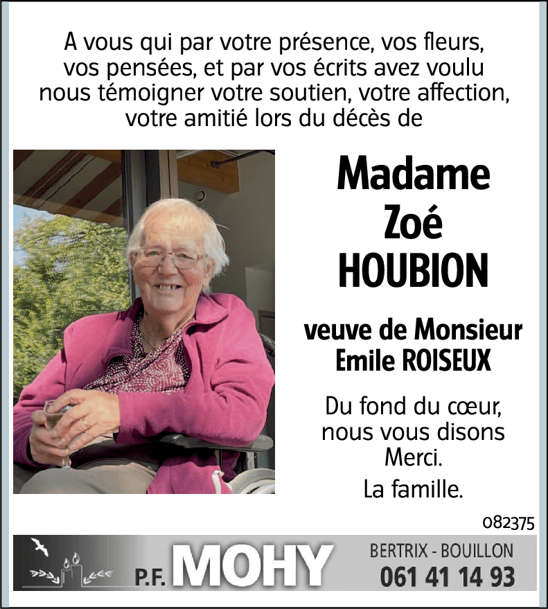 Zoé HOUBION