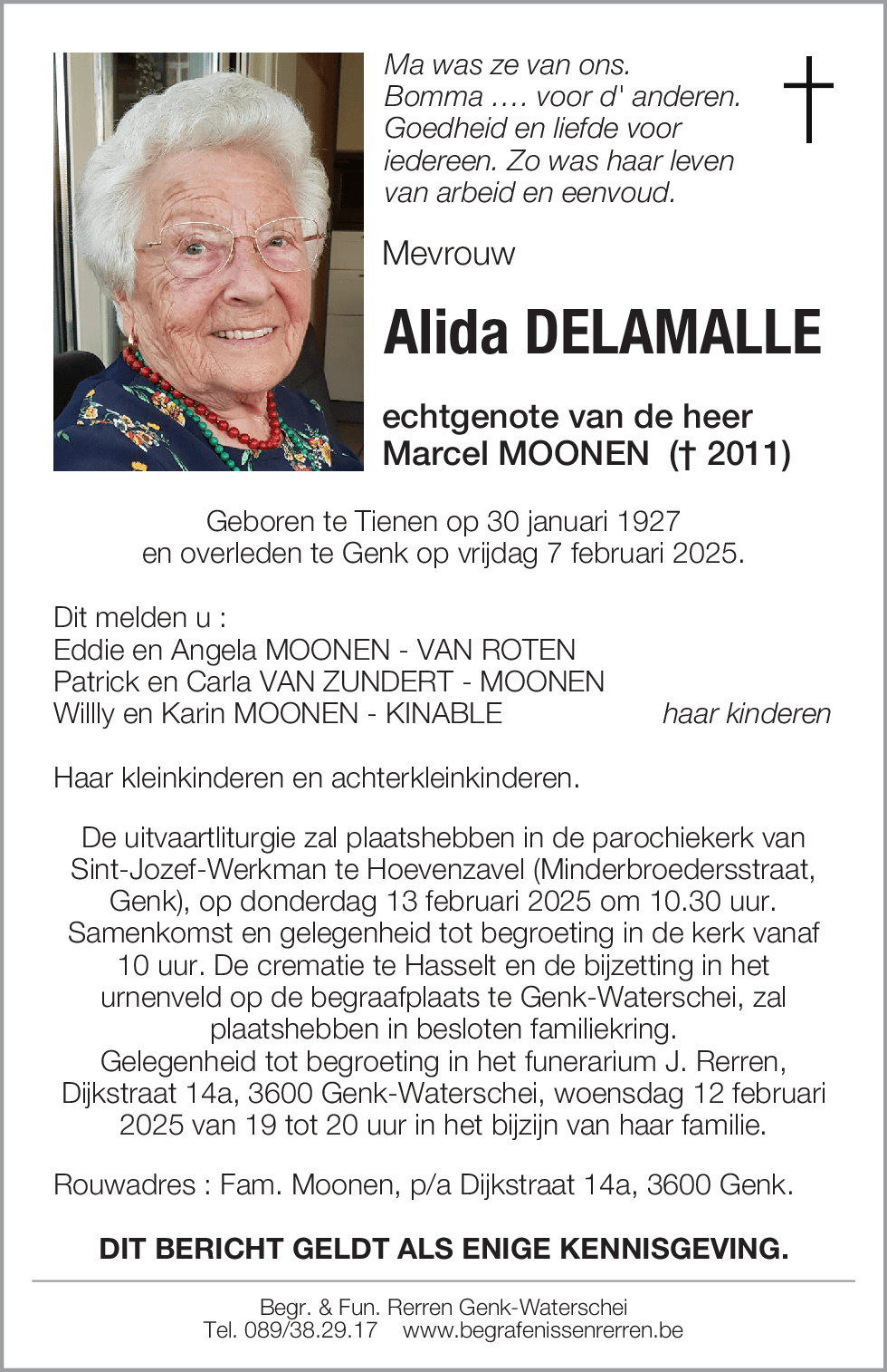 Alida DELAMALLE