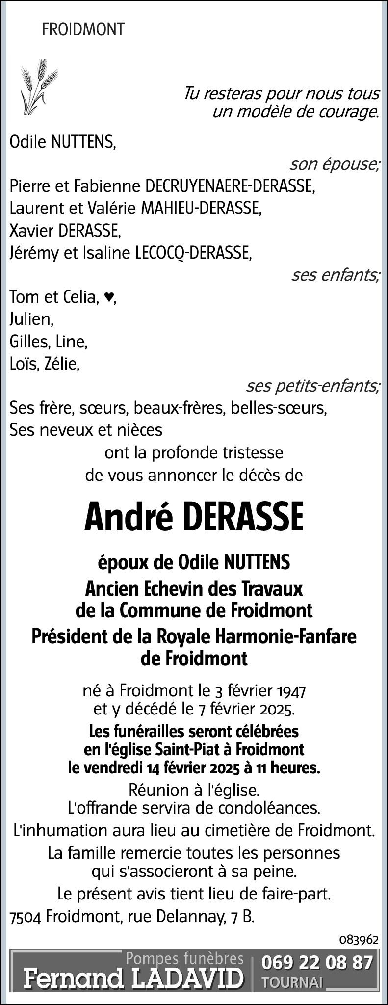 André DERASSE