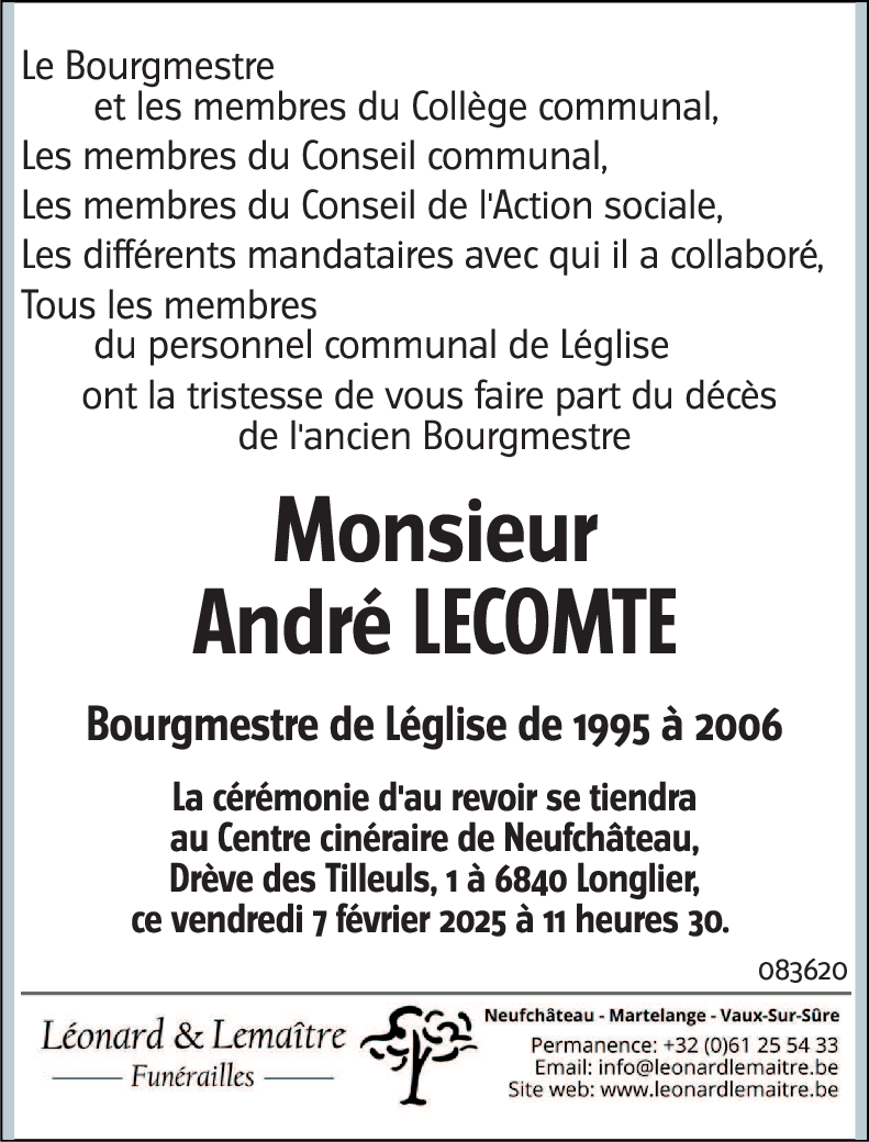 André² LECOMTE