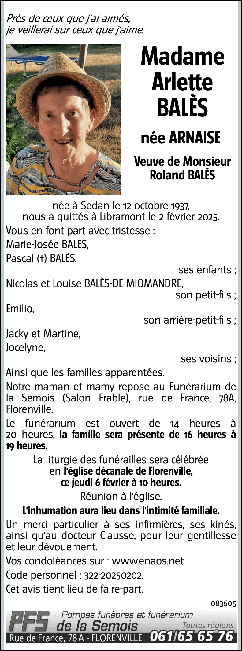 Arlette ARNAISE