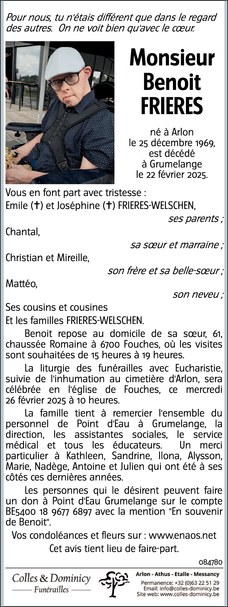 Benoit FRIERES