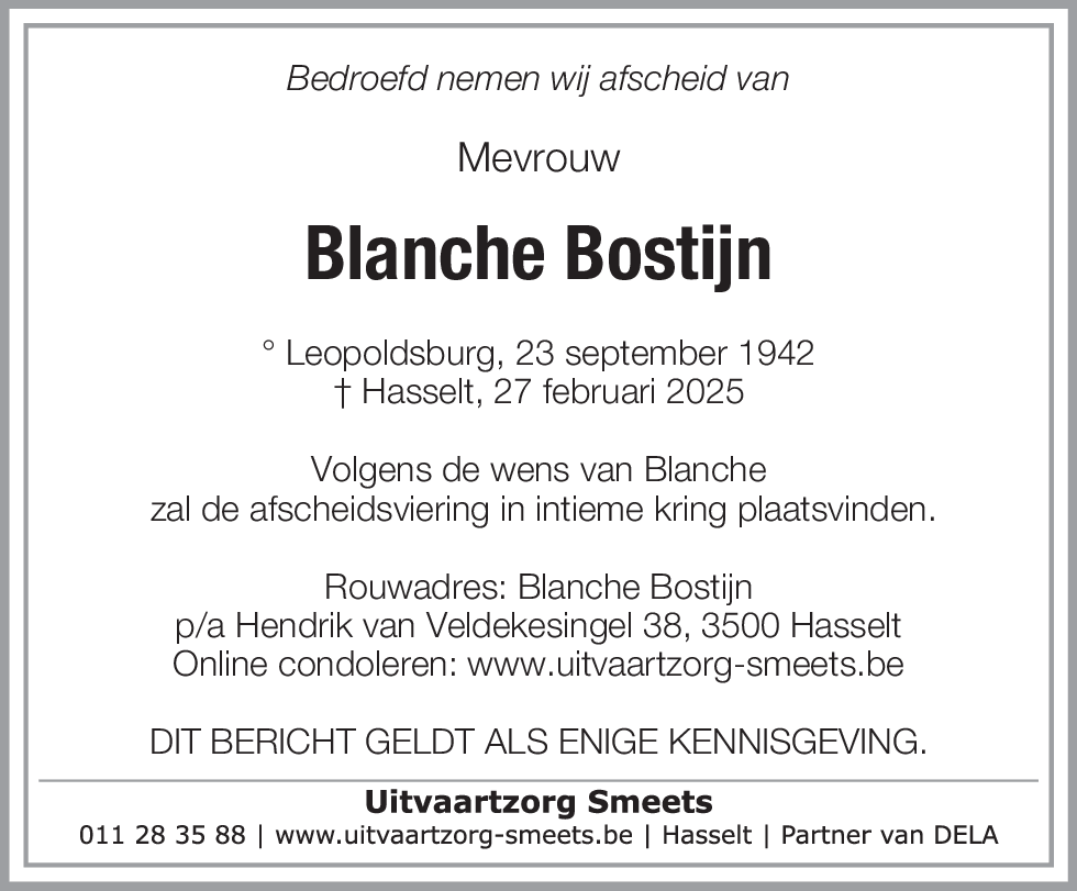 Blanche Bostijn