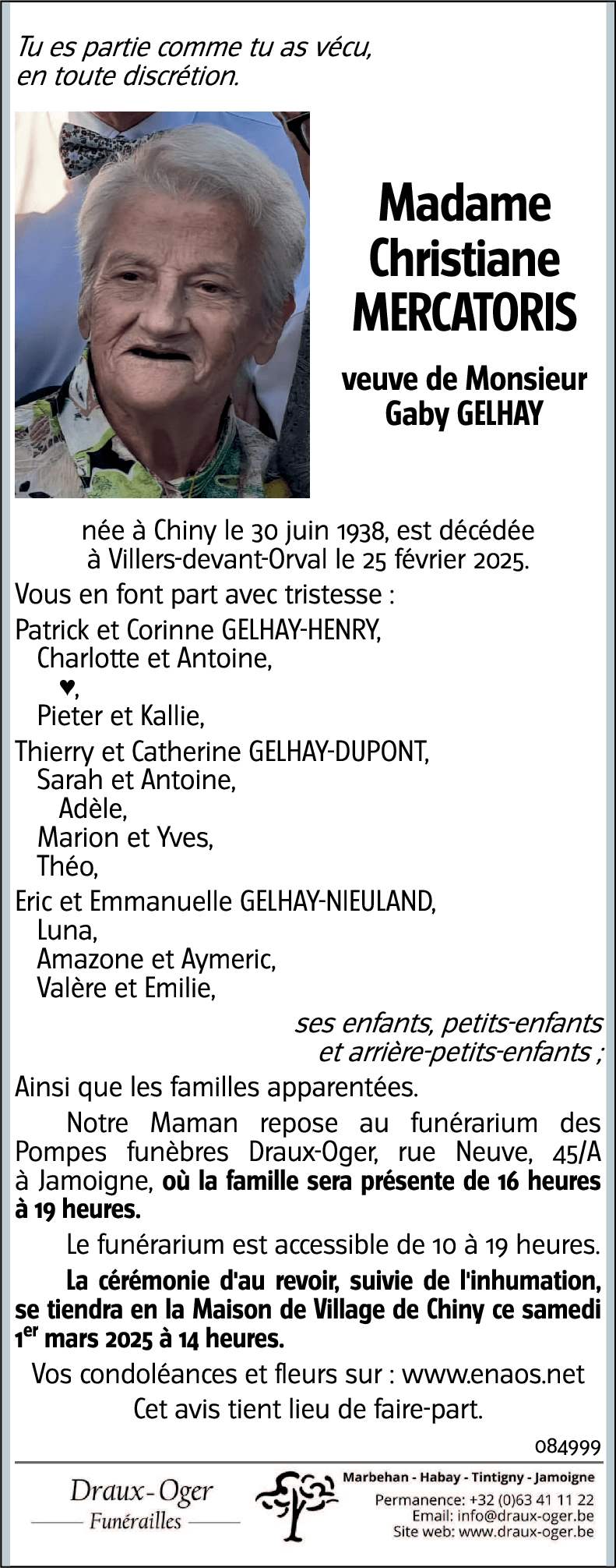 Christiane MERCATORIS