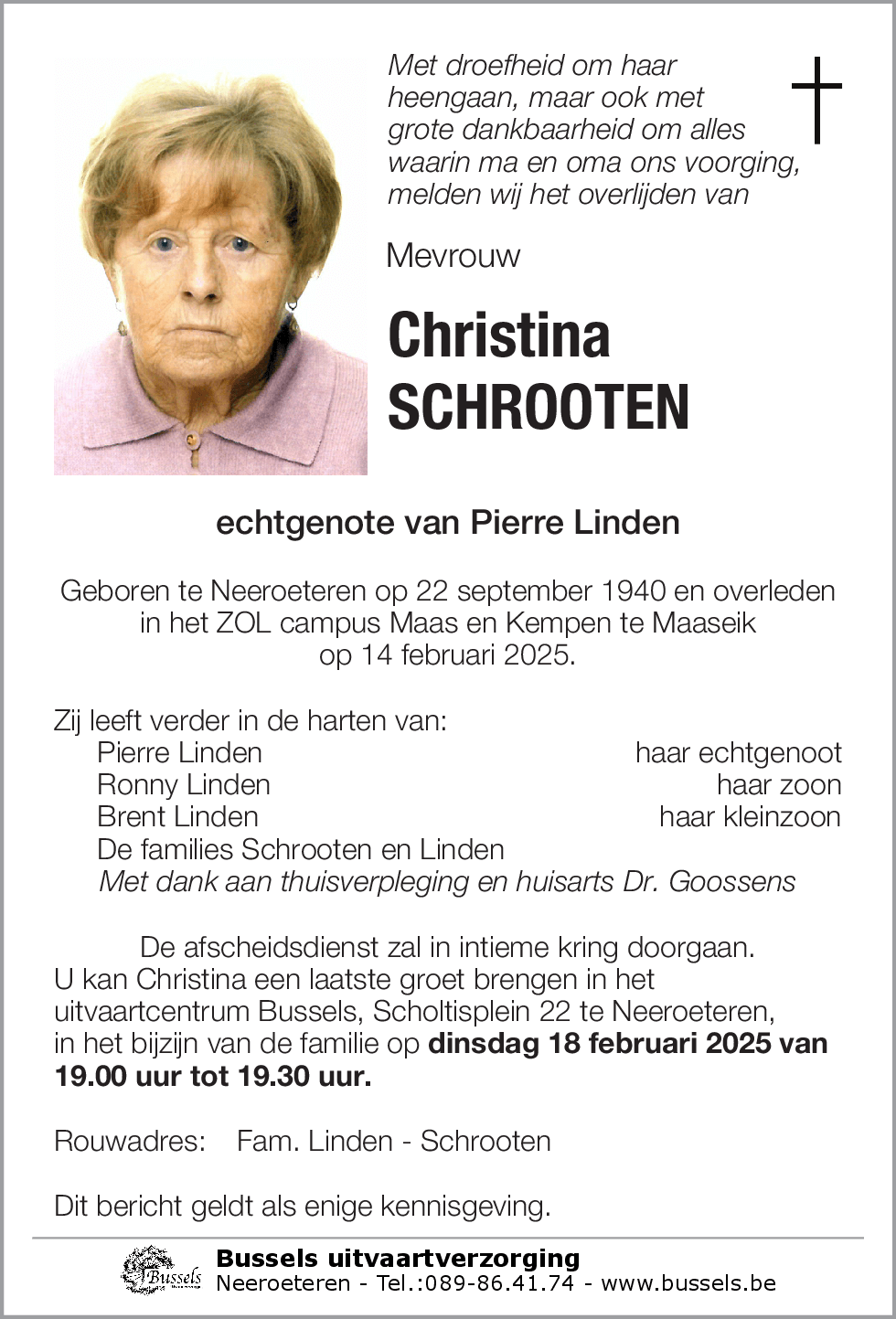 Christina SCHROOTEN