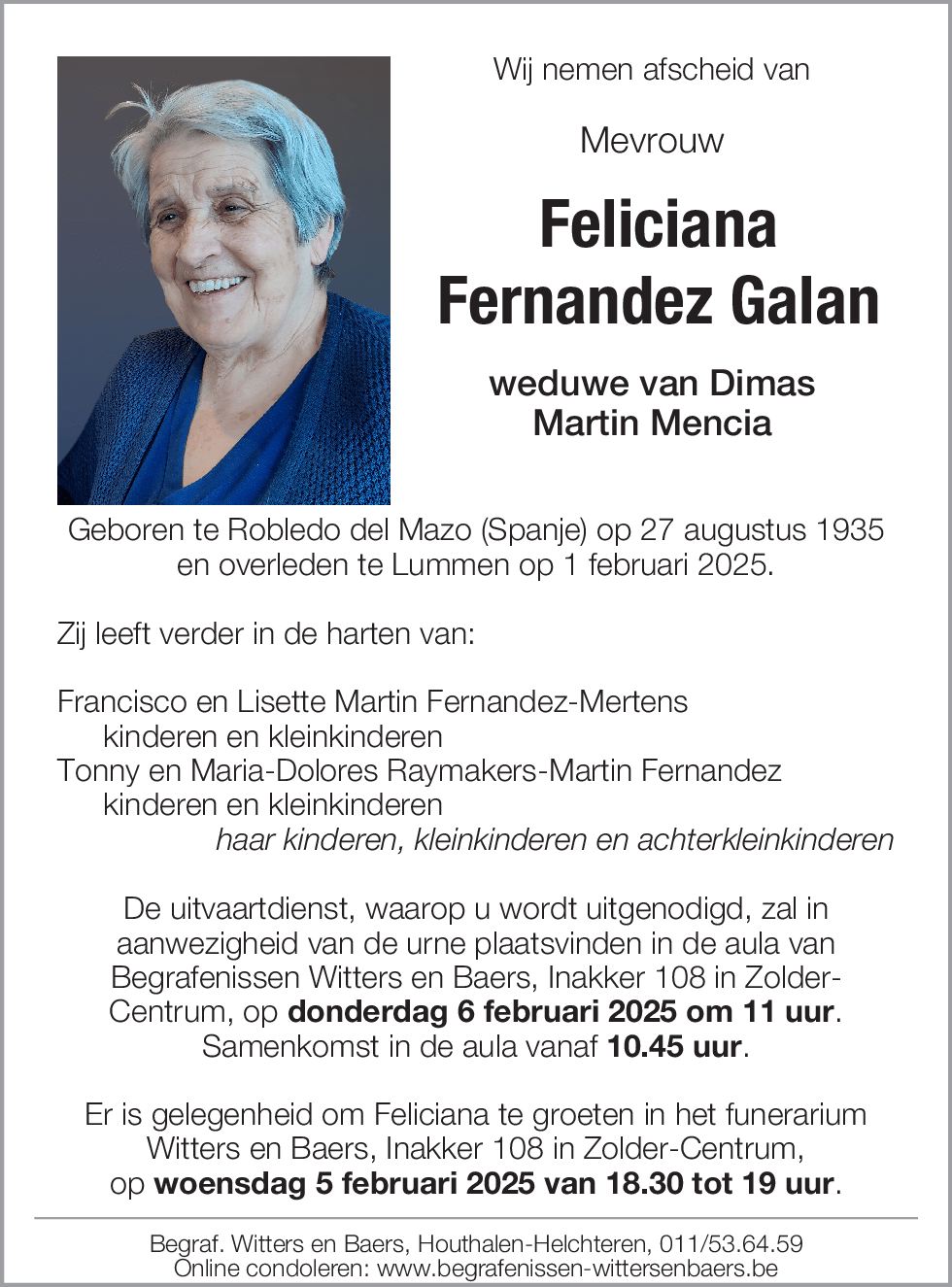 Feliciana Fernandez-Galan