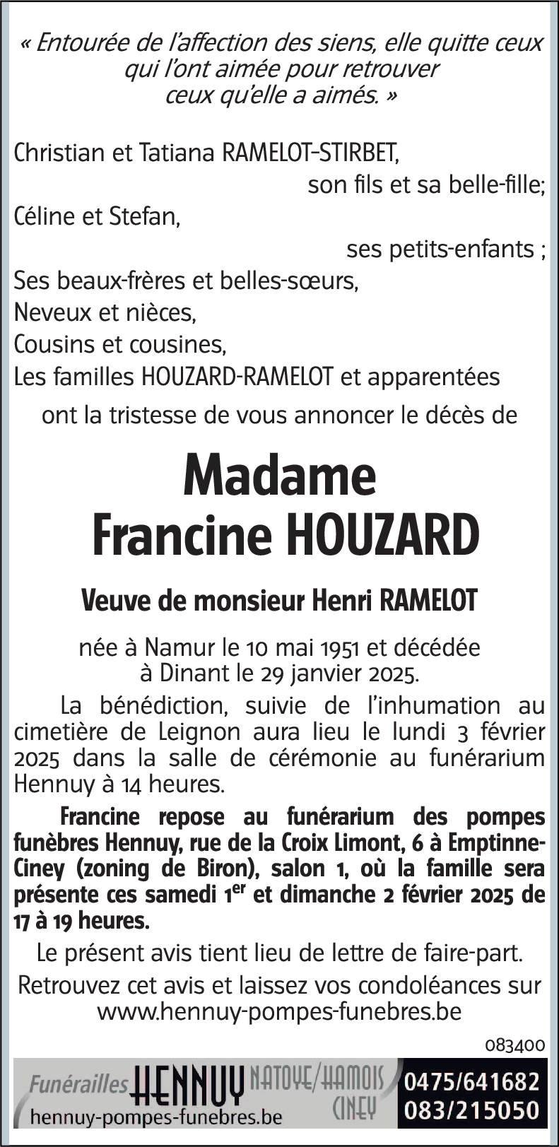 Francine HOUZARD