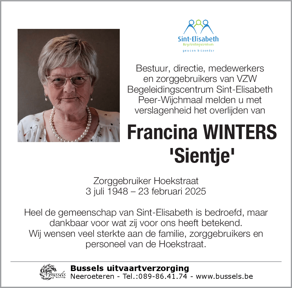 Francine WINTERS