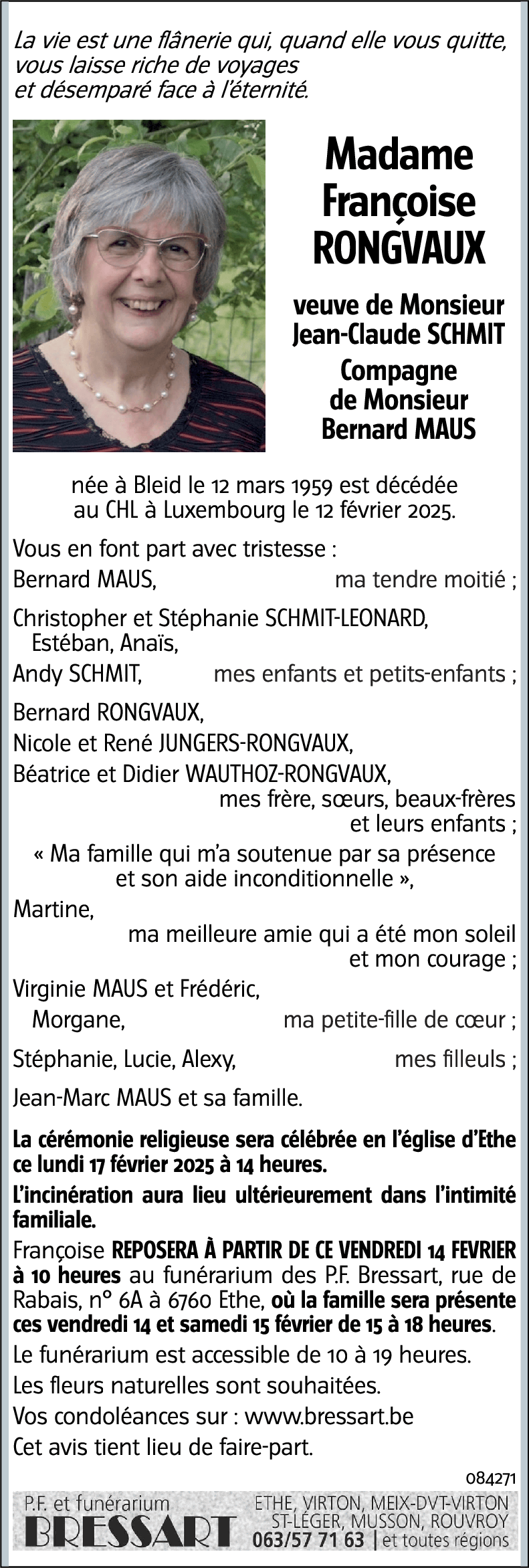 Françoise RONGVAUX