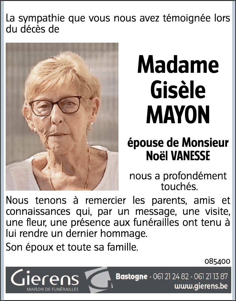 Gisèle MAYON