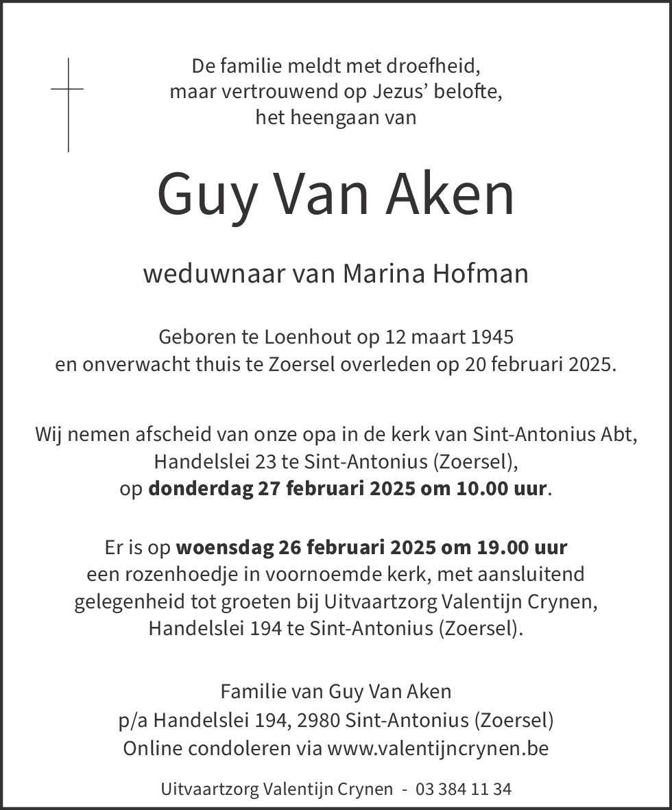 Guy Van Aken