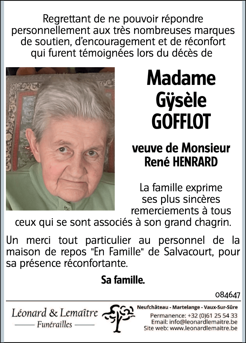 Gÿsèle GOFFLOT