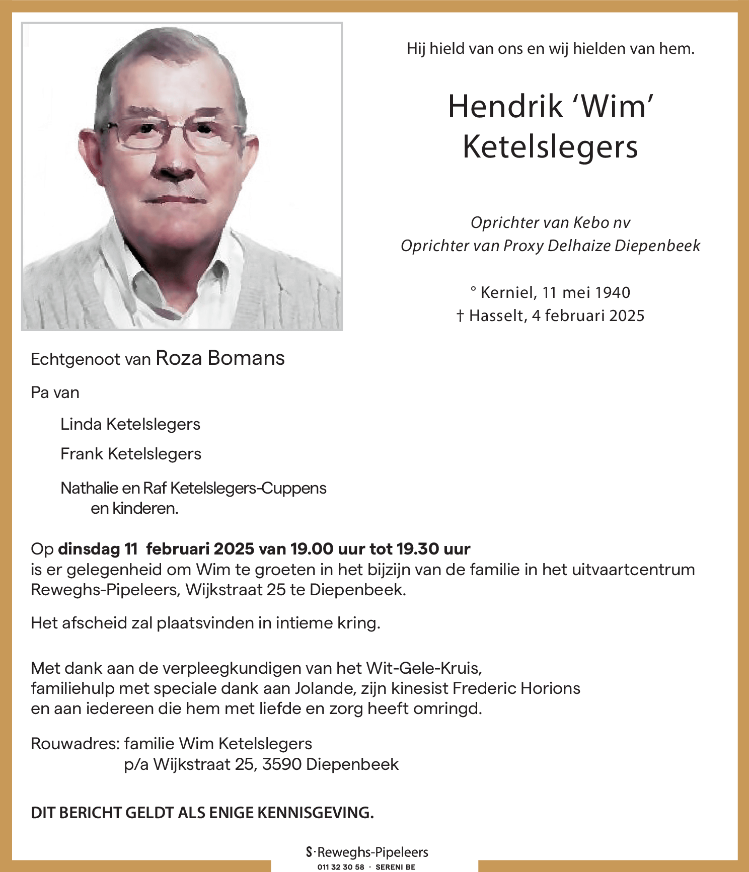 Hendrik Ketelslegers