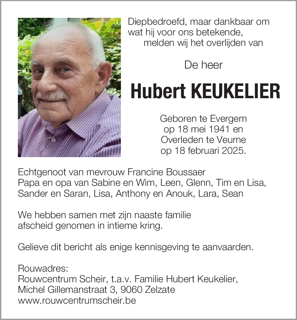 Hubert Keukelier