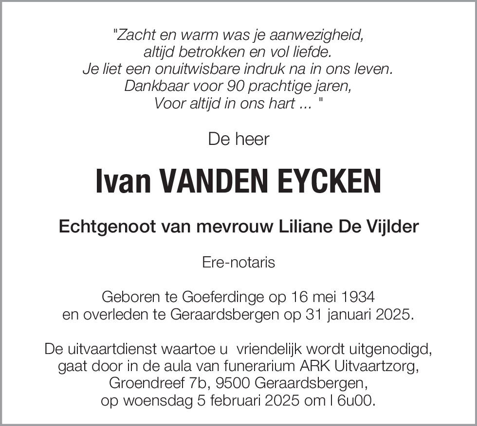 Ivan Vanden Eycken