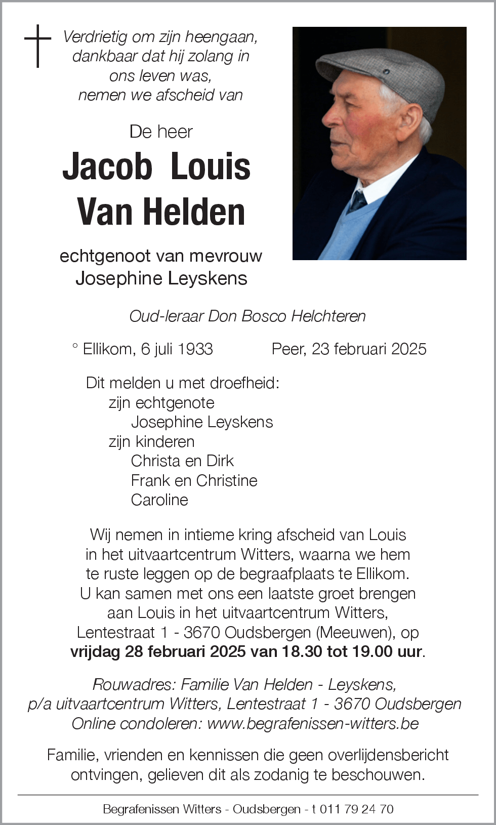 Jacob Van Helden