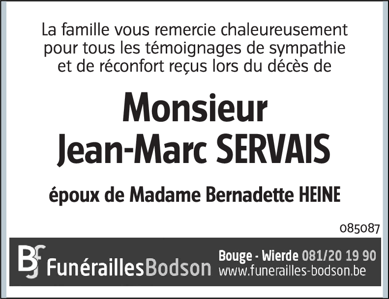 Jean-Marc SERVAIS